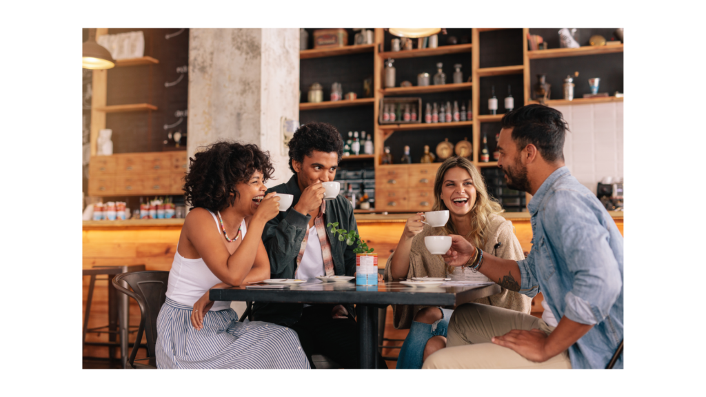 Conversa informal com cafezinho, encontro franco-brasileiro